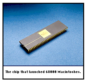 Photo of Motorola 68000
                  processor.