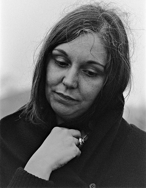 [ CANDID PORTRAIT OF NANCY HOLT, MAY 3, 1975 ]