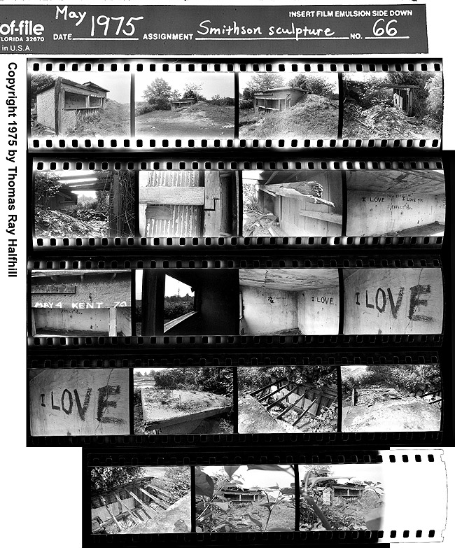 [ PROOF SHEET OF BLACK-AND-WHITE FILM ]